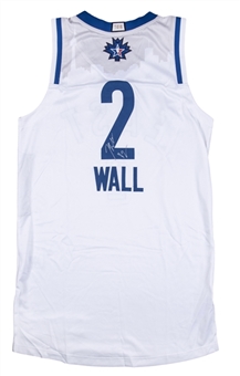 2016 John Wall Signed Washington Wizards All-Star Edition Jersey (MeiGray)